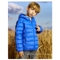 High Qualitied Oem Custom Ultra light Hooded Kids Down Jackets